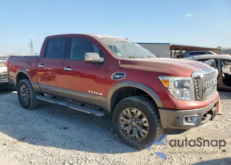 2017 Nissan Titan Sv из США, поврежденный, VIN 1N6AA1E52HN502399